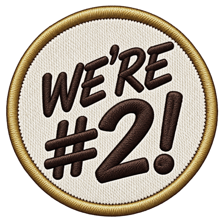 We're number 2 team patch